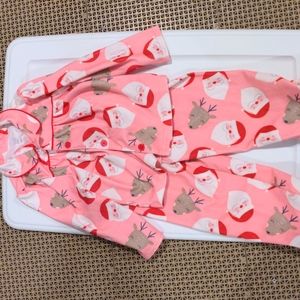 Pink toddler Christmas pajamas